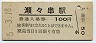 指宿枕崎線・瀬々串駅(100円券・昭和55年)