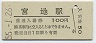 豊肥本線・宮地駅(100円券・昭和55年)