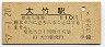 山陽本線・大竹駅(110円券・昭和57年)