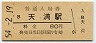大阪環状線・天満駅(80円券・昭和54年)