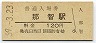 紀勢本線・那智駅(120円券・昭和59年)