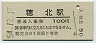 廃線★妻線・穂北駅(100円券・昭和54年)