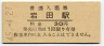 山陽本線・岩田駅(30円券・昭和45年)