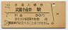 中央本線・武蔵小金井駅(30円券・昭和50年)