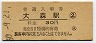 東海道本線・大森駅(30円券・昭和50年)