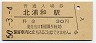 東北本線・北浦和駅(30円券・昭和50年)