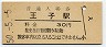 東北本線・王子駅(30円券・昭和50年)