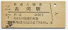 東北本線・古河駅(30円券・昭和50年)
