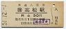 (1)★予讃本線・高松駅(30円券・昭和51年)