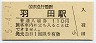 改称駅★京浜急行電鉄・羽田駅(110円券・平成5年)