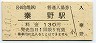 小田急電鉄・秦野駅(130円券・平成14年)