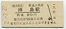 2-2-22★西武鉄道・拝島駅(90円券・平成2年)
