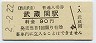 2-2-22★西武鉄道・武蔵関駅(90円券・平成2年)