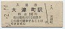 廃線★名古屋鉄道・大津町駅(30円券・昭和51年)