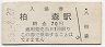 名古屋鉄道・柏森駅(70円券・昭和55年)