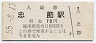 廃線★名古屋鉄道・忠節駅(70円券・昭和55年)