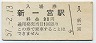 改称駅★名古屋鉄道・新一宮駅(90円券・昭和57年)