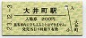 東京臨海高速鉄道・大井町駅(200円券・平成23年)