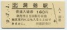 記念券★室蘭本線・洞爺駅(160円券・平成9年)