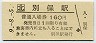 記念券★根室本線・別保駅(160円券・平成9年)