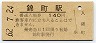 三セク転換最終日★岩日線・錦町駅(140円券・昭和62年)