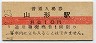 奥羽本線・山形駅(10円券・昭和41年)