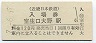 近畿日本鉄道・室生口大野駅(120円券・平成7年)0002