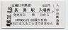 近畿日本鉄道・長島駅(150円券・平成26年)