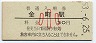 常磐線・金町駅(30円券・昭和53年・小児)