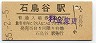 東北本線・石鳥谷駅(80円券・昭和55年)