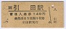 高徳線・引田駅(140円券・平成5年)