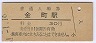 常磐線・金町駅(30円券)