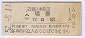 近畿日本鉄道・下市口駅(60円券・昭和52年)
