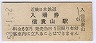 近畿日本鉄道・信貴山駅(60円券・昭和53年)
