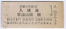 近畿日本鉄道・宇治山田駅(70円券・昭和54年)