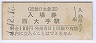 近畿日本鉄道・西大手駅(100円券・平成元年)