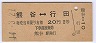 新潟印刷・赤地紋★熊谷⇔行田(昭和44年・2等20円)